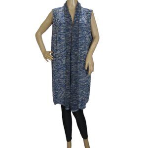 Joy Is Contagious Marled Knit Open Vest